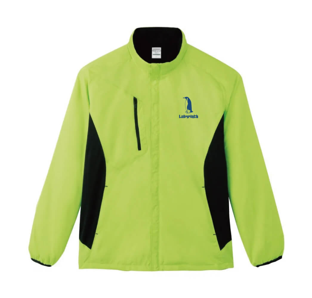 オリジナルジャケット 裏フリース ストレッチジャケット ライム Lサイズ 50枚 1ヵ所1色印刷 無地販売も可能 Tシャツプリント刺繍 株 ロビンファクトリー