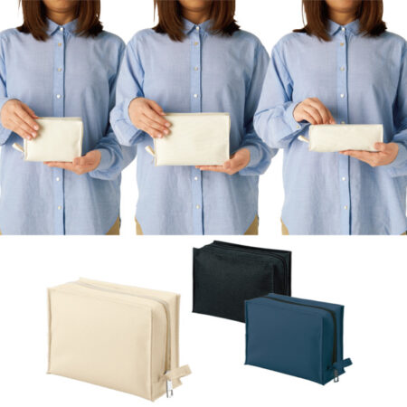 【TR-1063/TR-1064/TR-1065】<br />ユーティリティスクエアポーチ S/M/ロング<br /><b>★プリント込み：427円～</b>