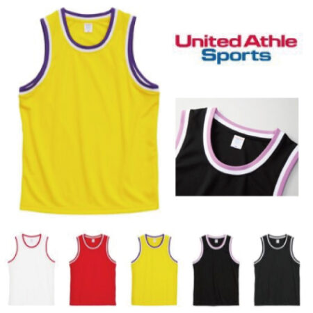 【5992-01】United Athle Sports<br>4.1オンス ドライアスレチック ルーズフィット バスケットボールシャツ<br>★プリント込み：1173円～