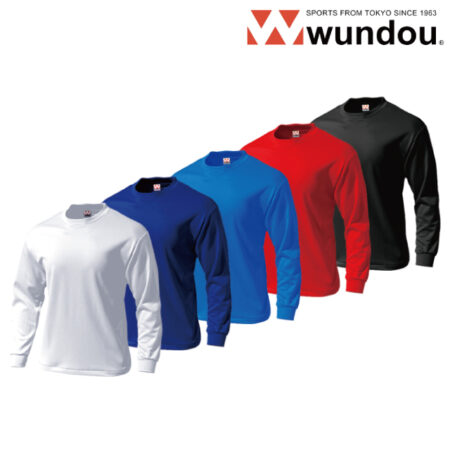 【P175】wundou<ウンドウ><br>タフドライ長袖Ｔシャツ<br>★プリント込み：お見積り