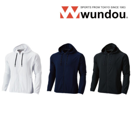 【P3210】wundou<ウンドウ><br>フィットネスパーカー<br>★プリント込み：お見積り