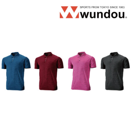 【P715】wundou<ウンドウ><br>フィットネスポロシャツ<br>★プリント込み：お見積り