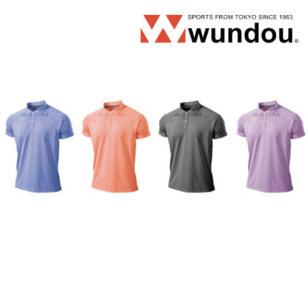 【P815】wundou<ウンドウ><br>フィットネスストレッチポロシャツ<br>★プリント込み：お見積り