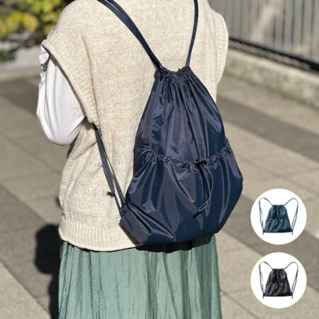 【TR-1362】<br />ギャザーポケットポリサック<br />★プリント込み：お見積り