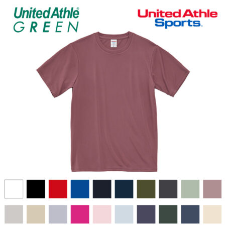 【5700-01】United Athle Sports<br />4.4オンス ドライスムース リサイクルポリエステル Tシャツ<br /><b>★プリント込み：777円～</b>