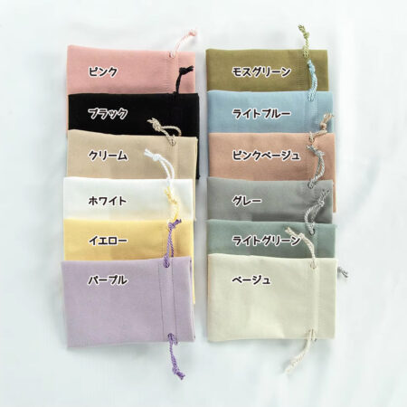 【OT533】<br />ソフトベロア巾着<br /><b>★プリント込み：お見積り</b> - 画像 (2)