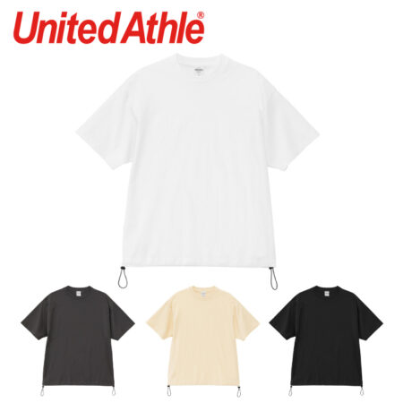 【1110-01】United Athle<br />6.5オンス ファインジャージー リラックスフィット Tシャツ（裾ドローコード）<br /><b>★プリント込み：お見積り</b>