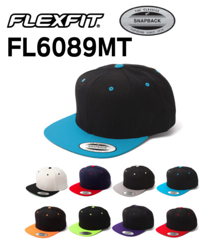 【FL6089MT】FLEXFIT</b>プレミアムクラシックスナップバック<br /><b>★プリント込み：お見積り</b>