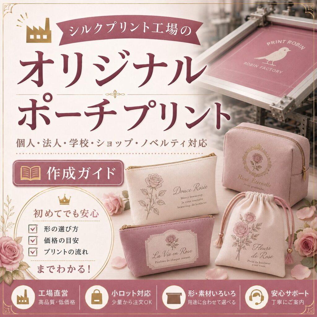オリジナルポーチプリントの作成ガイドのサムネイル