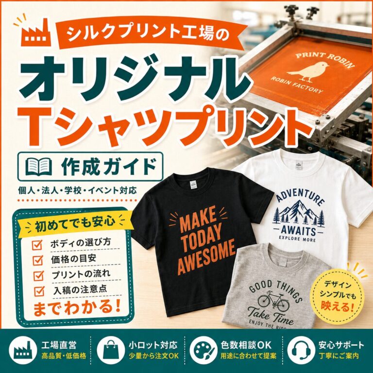 オリジナルTシャツプリントの作成ガイドのサムネイル