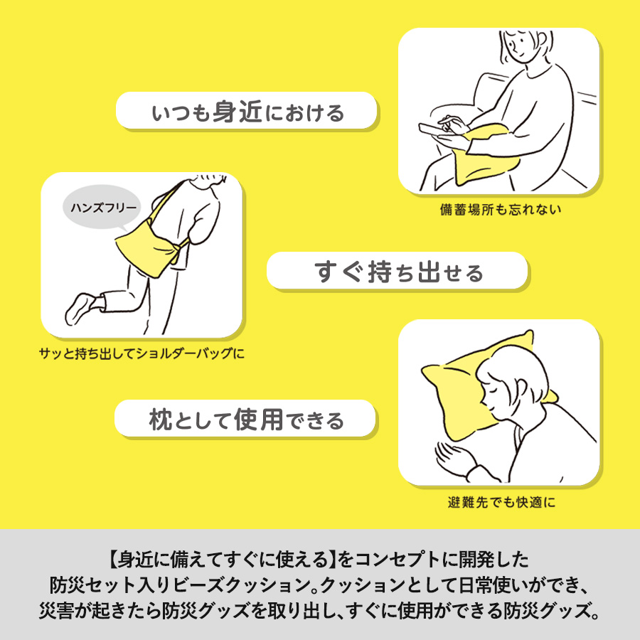 【SG-0001】SUGUBO防災クッション - 画像 (7)