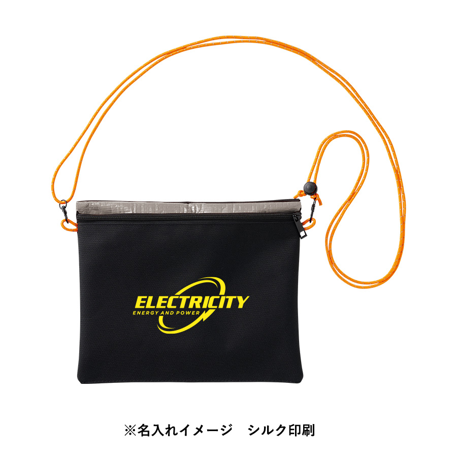 【TB-0005-009】防災緊急10点セット シートインサコッシュタイプ ブラック - 画像 (5)