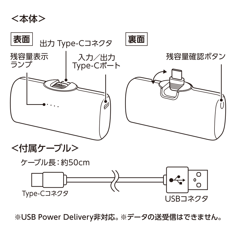 【TE-0032】シンプルダイレクトモバイルチャージャー4000 - 画像 (7)