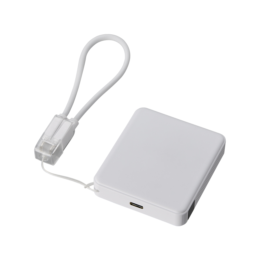 【TE-0033】PD急速充電コードストラップ付モバイルチャージャー5000(全面印刷対応) - 画像 (12)