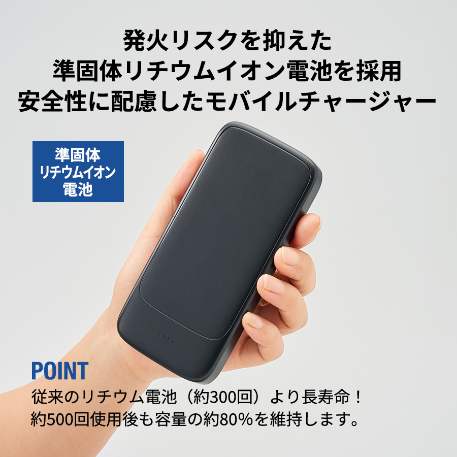 【TE-0051】モバイルチャージャー10000(凖固体使用) - 画像 (5)