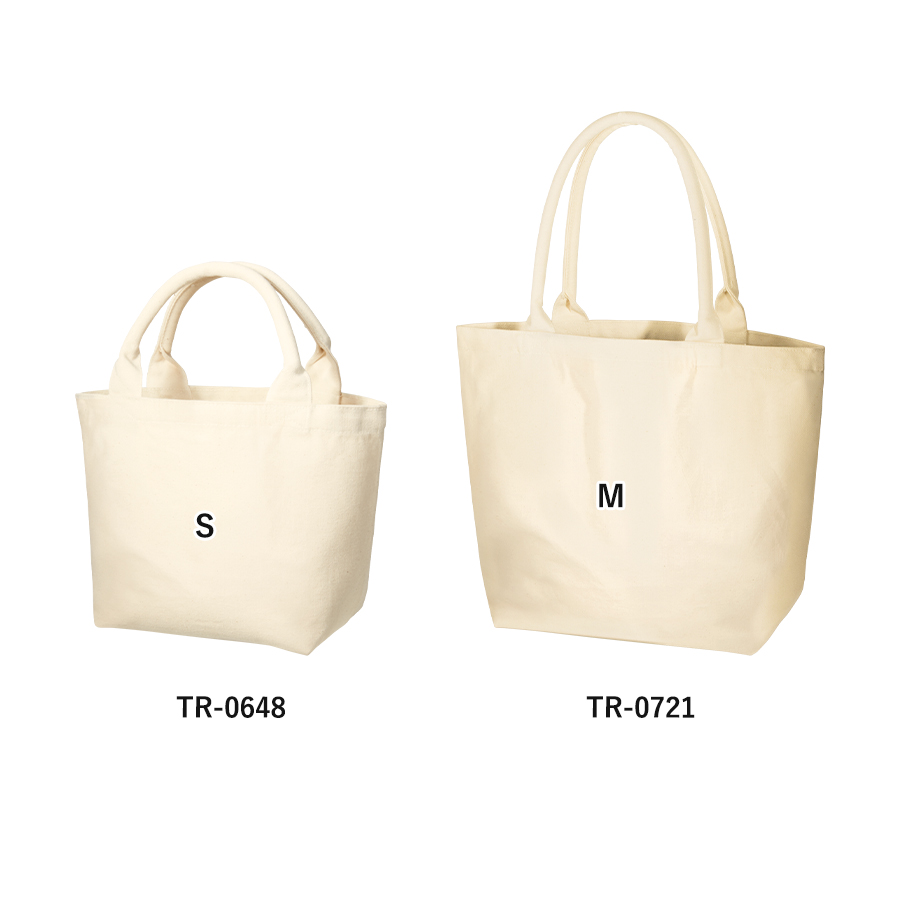 【TR-0648-008】厚手キャンバスパイプハンドルトート ナチュラル - 画像 (3)