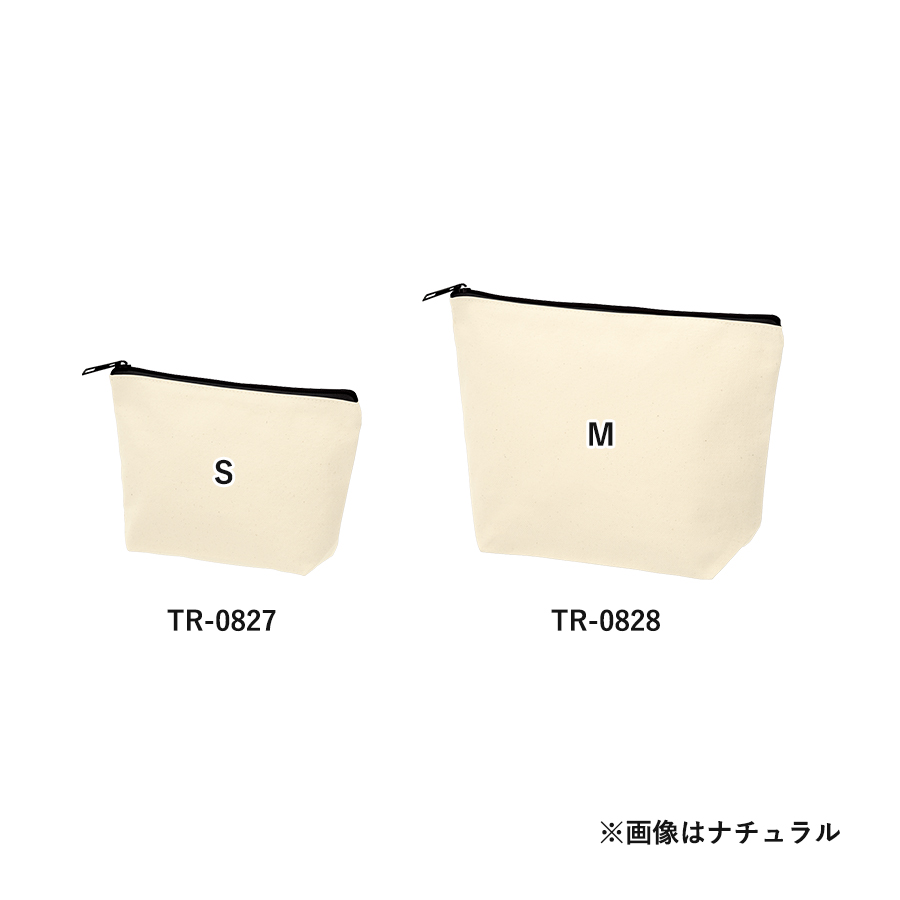 【TR-0827-008】キャンバスデイリーポーチ(S) ナチュラル - 画像 (3)