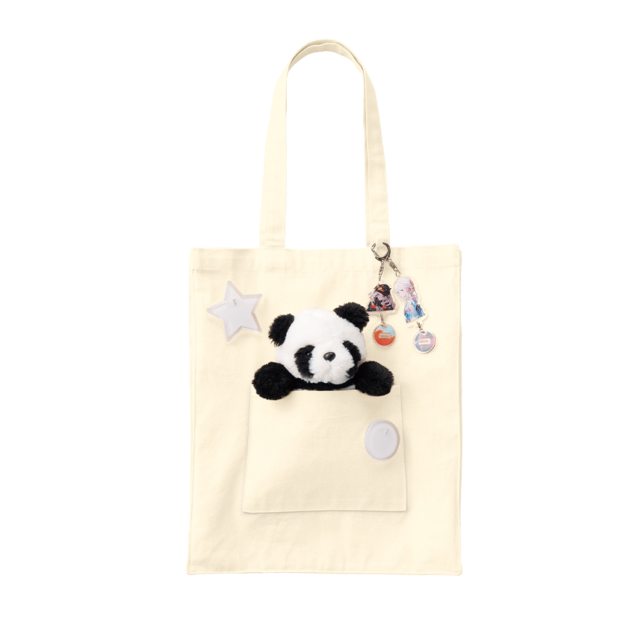 【TR-1344-008】キャンバススクエアトート外ポケット付 ナチュラル - 画像 (17)