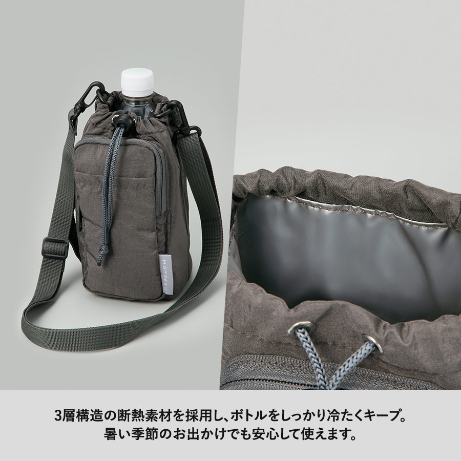 【TR-1442】MOTTERUクーラーボトルホルダーサコッシュ - 画像 (4)