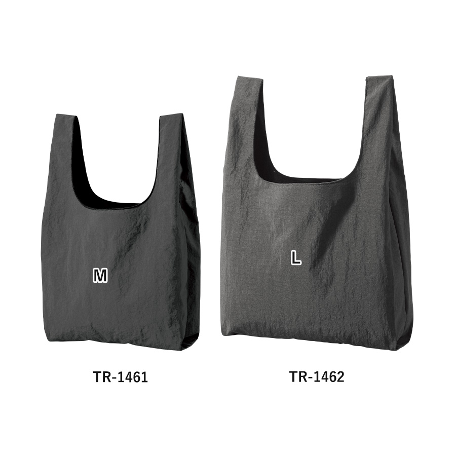 【TR-1462】ワッシャーナイロンマルシェバッグ(L) - 画像 (4)