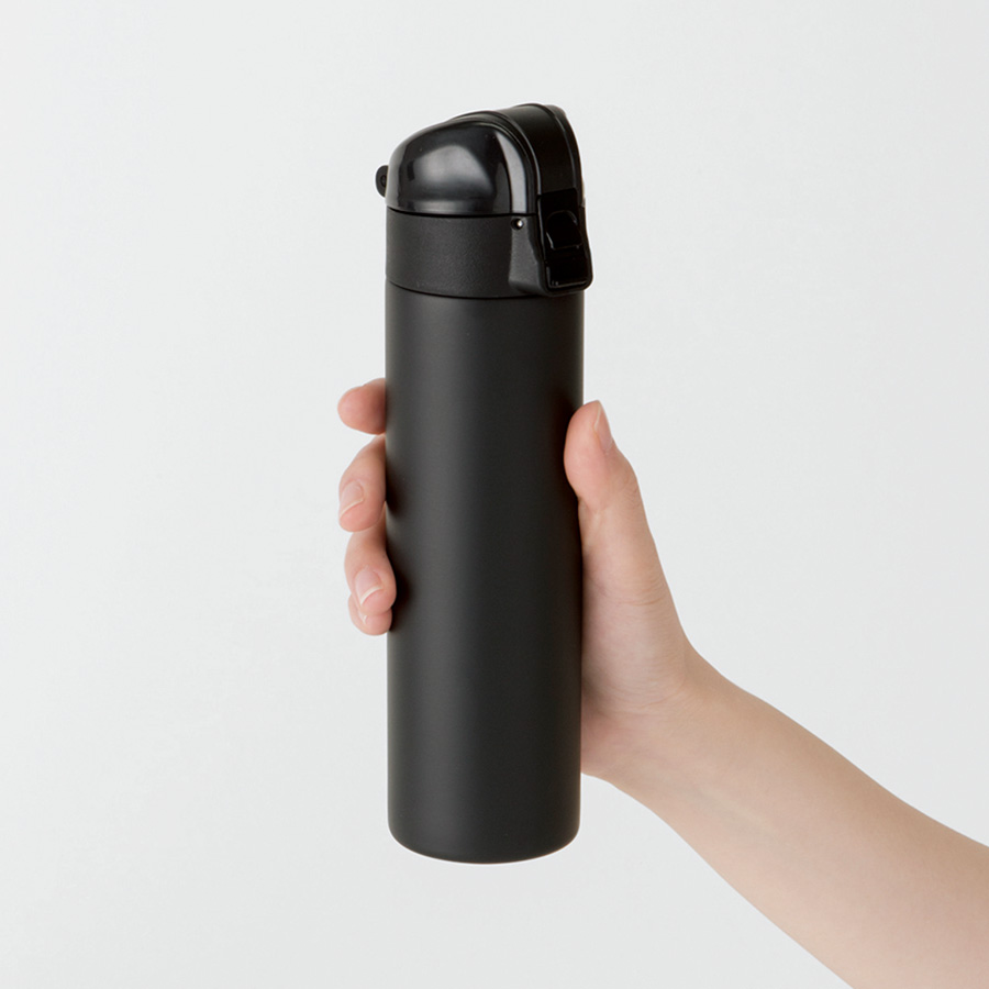【TS-1125】ワンタッチスリムサーモボトル 320ml ブラック - 画像 (8)