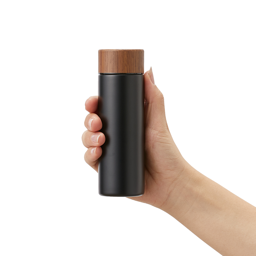 【TS-1727】木目調サーモステンレスボトル 130ml - 画像 (12)