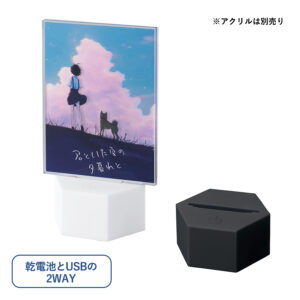 【TS-1829】【アウトレット】ライティングスタンドラージ 六角(アクリル板対応)