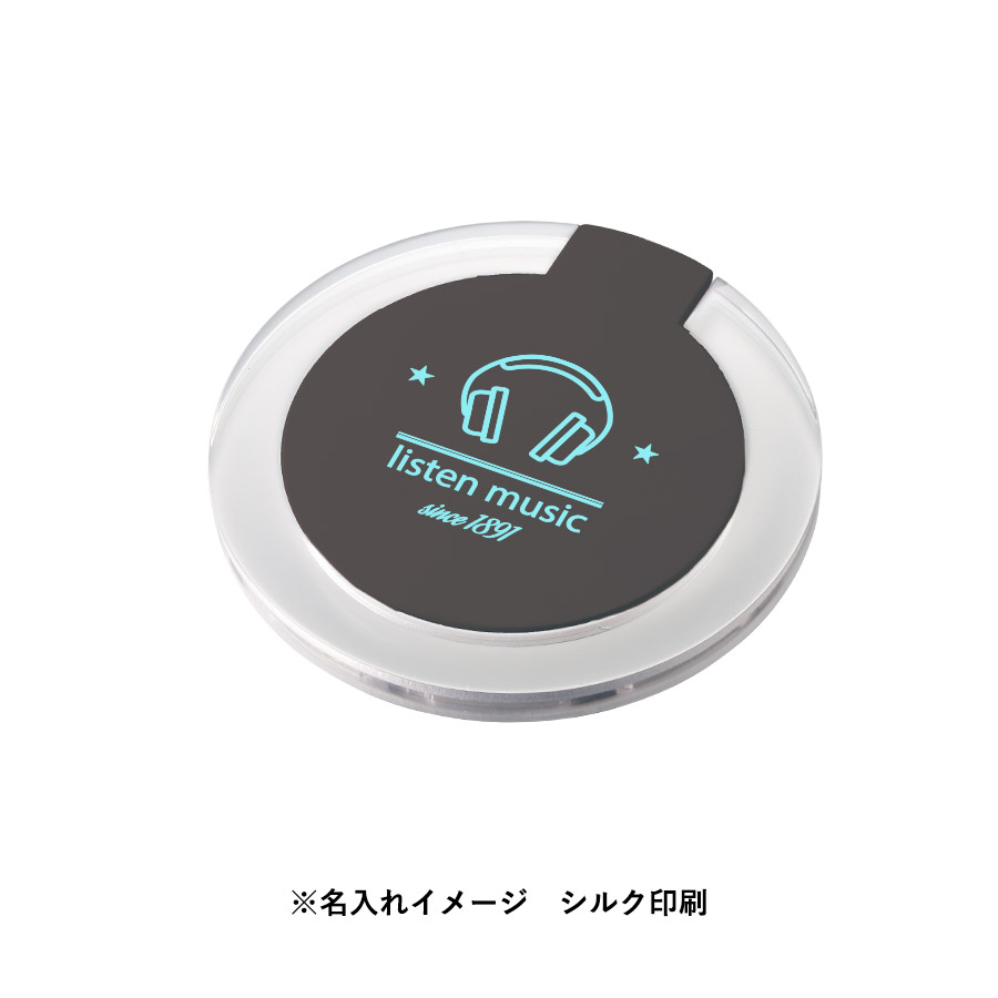 【TS-1832】クリアワイヤレス充電器 ラウンド 5W - 画像 (6)