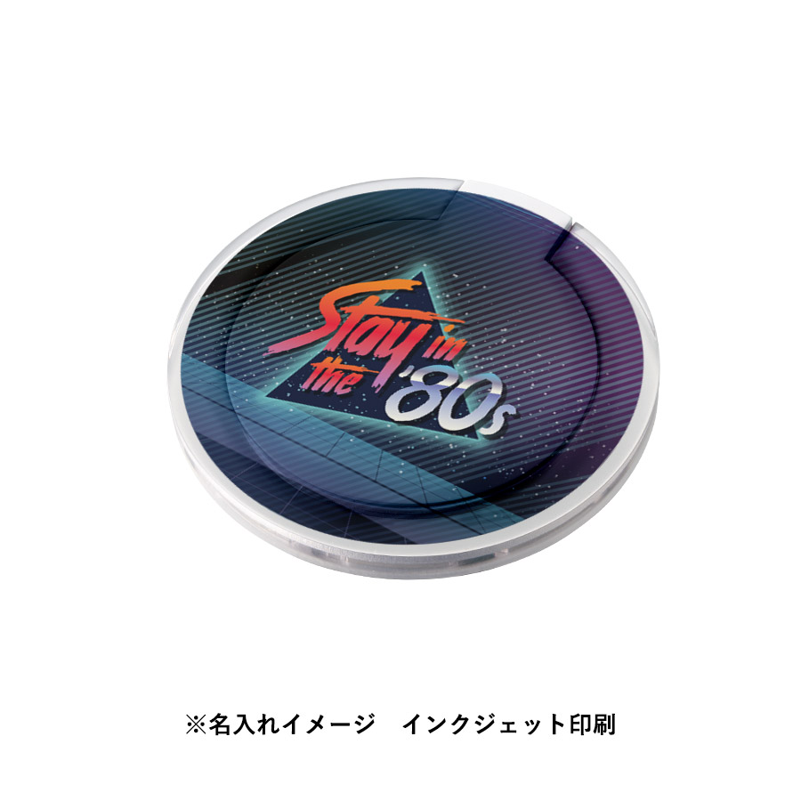 【TS-1832】クリアワイヤレス充電器 ラウンド 5W - 画像 (7)