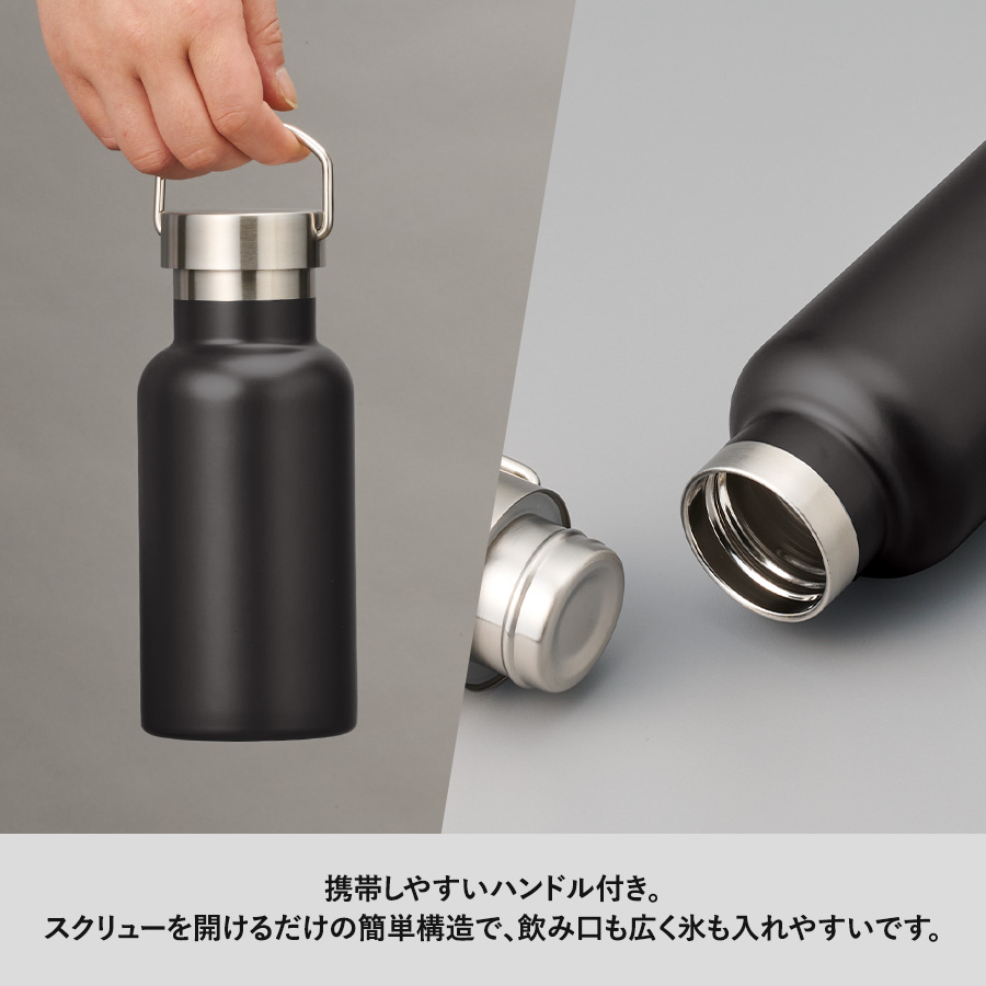 【TS-1898】メタルハンドルサーモボトル420ml - 画像 (4)