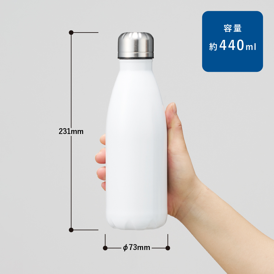 【TS-1905】ロケットサーモボトル 440ml - 画像 (2)