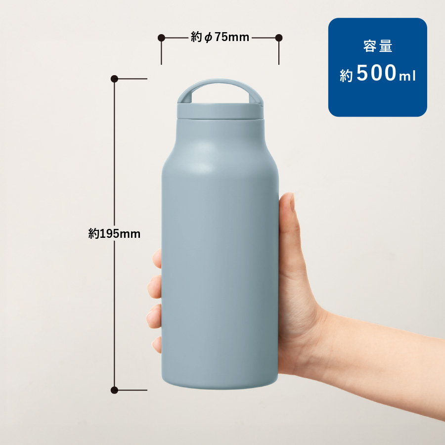 【TS-1923】Handitシンプルサーモボトル500ml - 画像 (2)