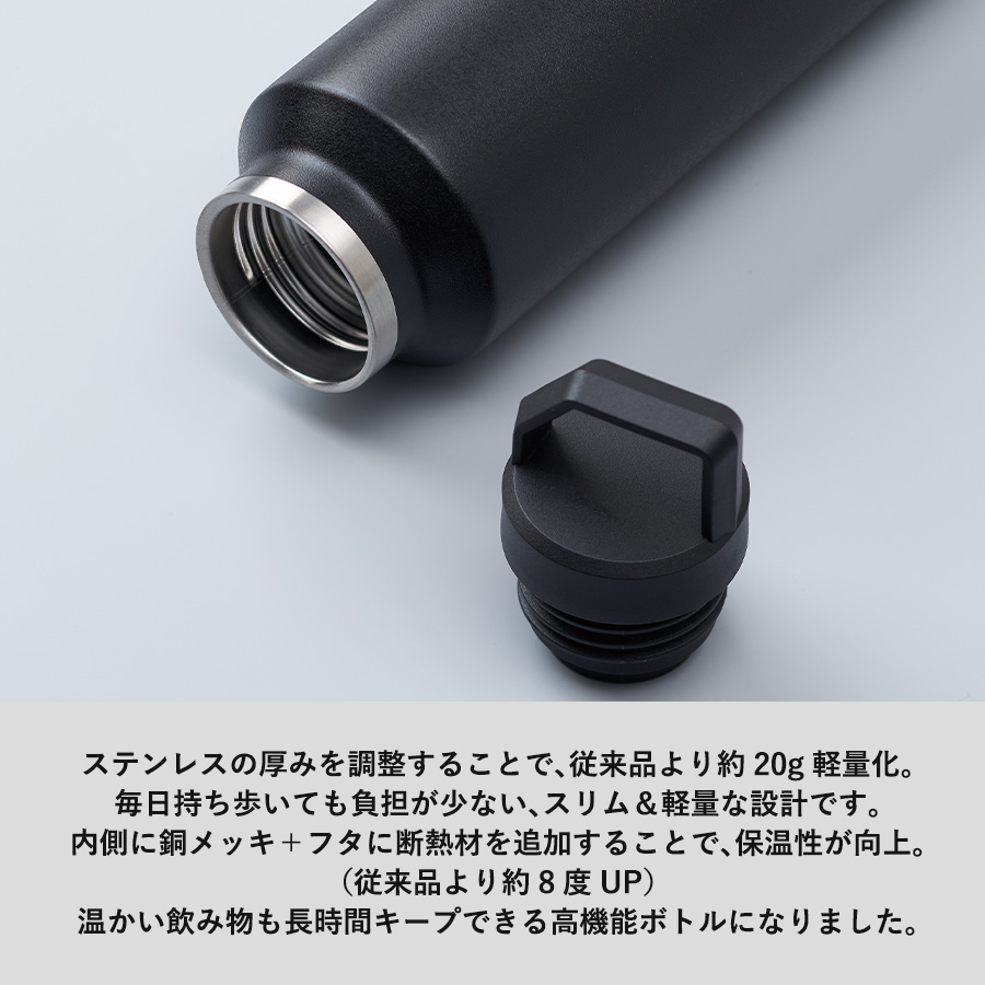 【TS-1953】Zalattoサーモハンドルスリムボトル ver.2 - 画像 (4)