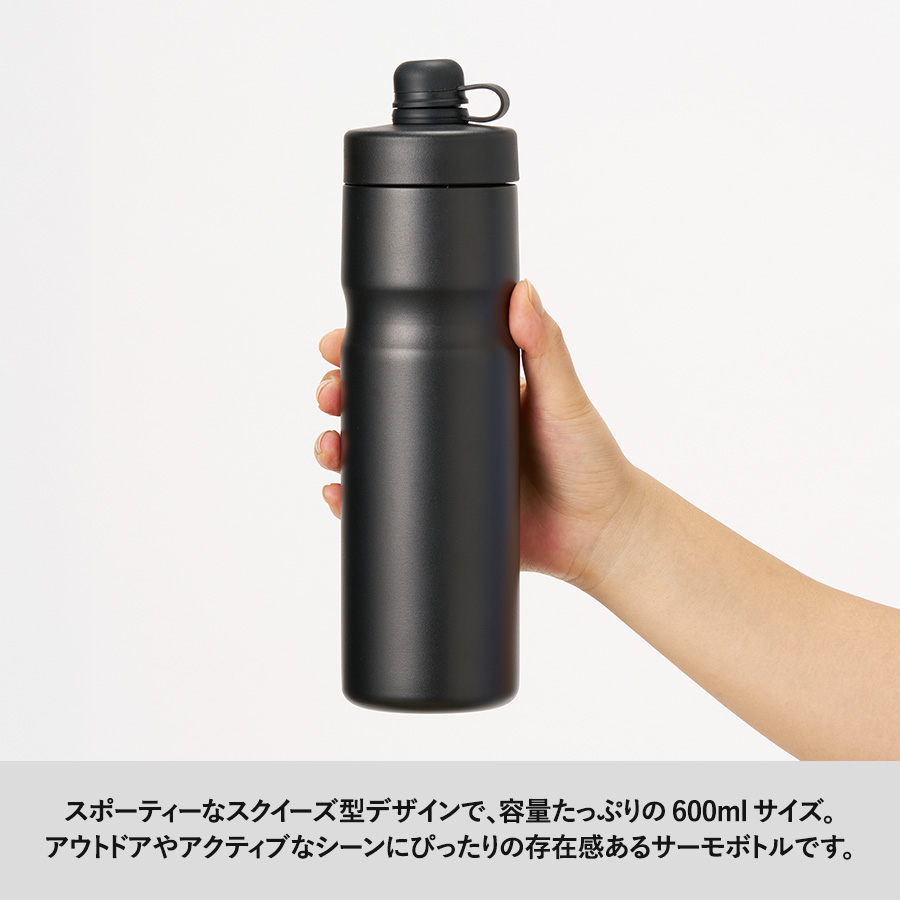 【TS-1960】ステンレスサーモスポーツボトル600ml - 画像 (4)