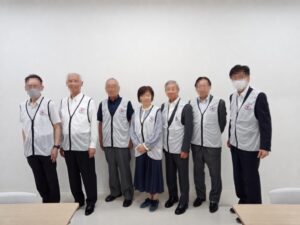 宮城県青少年赤十字仙南地区賛助奉仕団様が着用したMV-188活動用ビブス