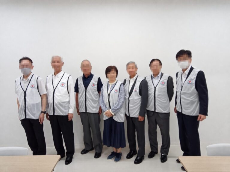 宮城県青少年赤十字仙南地区賛助奉仕団様が着用したMV-188活動用ビブス