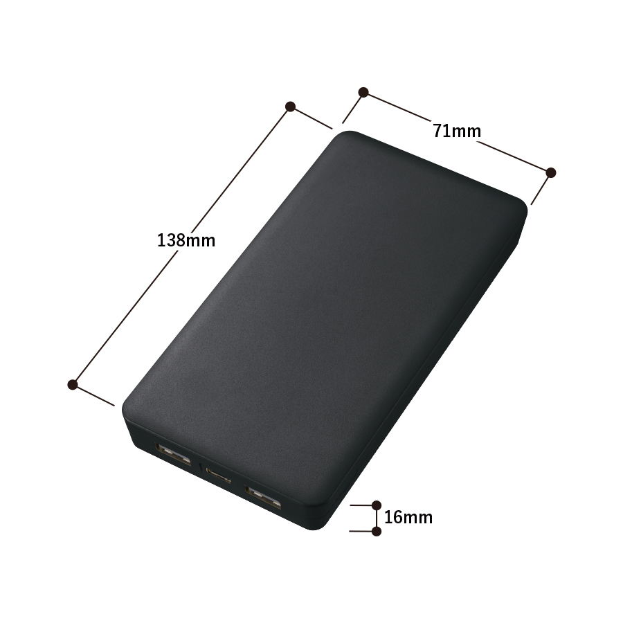 【TE-0056】【先行掲載】全面印刷できるモバイルチャージャー10000(リン酸鉄使用) - 画像 (2)