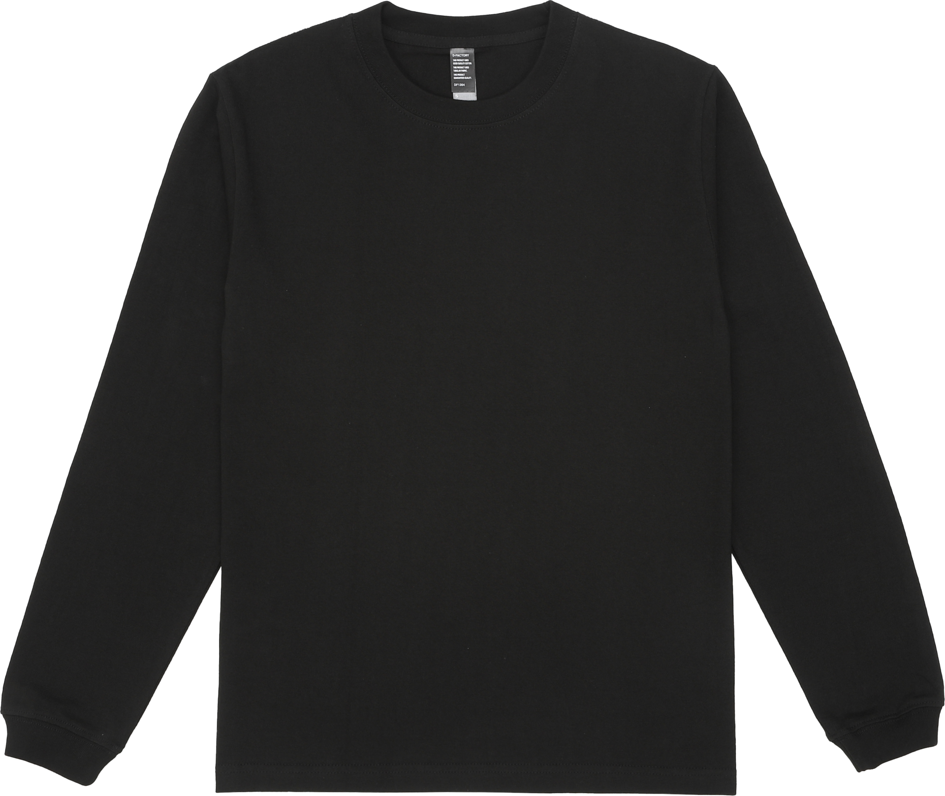 【DF1204】6.6オンス ロングスリーブオープンエンドコンフォートTシャツ - 画像 (2)